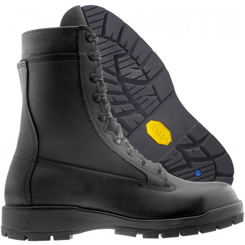 Vibram Sole Belleville 360ST Mens Military Boots Black Australia (KPT065871)